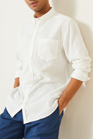 Chemise regular - Blanc