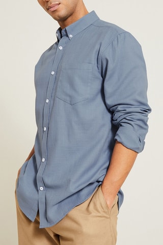 Chemise regular - Bleu