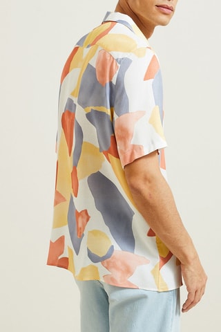 Camisa regular - Azul