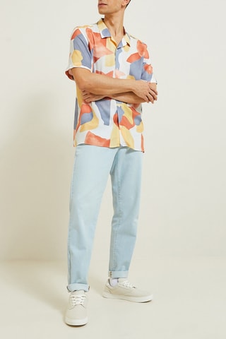 Camisa regular - Azul