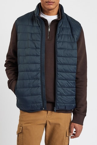Colete acolchoado light - Azul