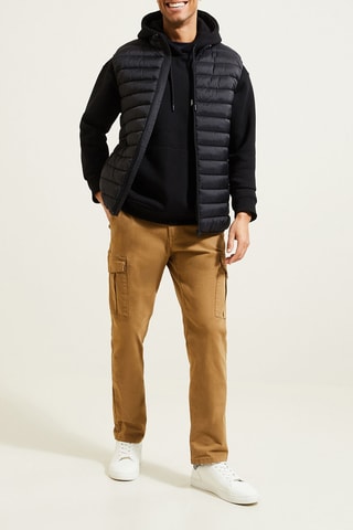 Colete acolchoado light - Preto