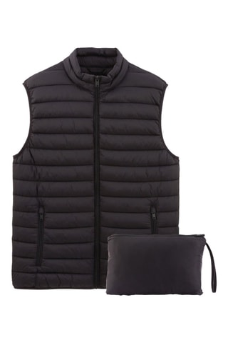 Colete acolchoado light - Preto