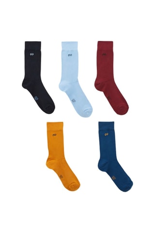 5 pares de meias - Preto