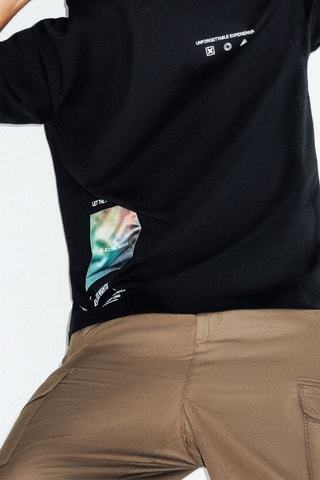 T-shirt oversize - Preto