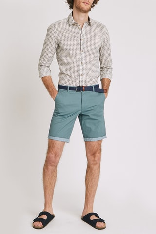 Bermudas chino - Turquesa
