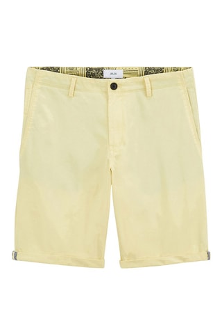 Bermudas em algodão biológico Amarelo