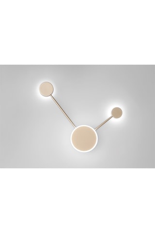 Candeeiro de teto LED Etere Dourado