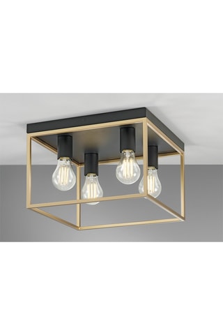 Candeeiro de teto Kimera Dourado