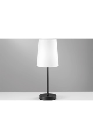 Candeeiro de mesa Sally Branco e preto