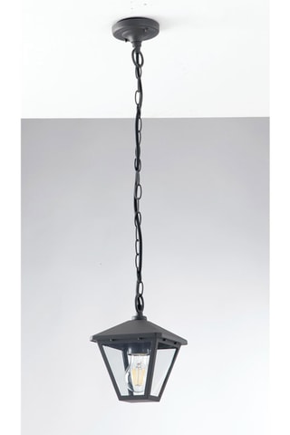 Candeeiro suspenso de exterior Prisma Antracite
