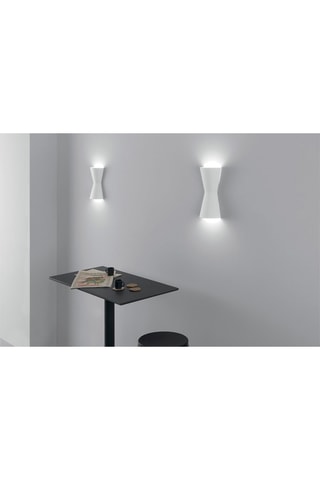 Aplique de parede LED Clepsydra Branco