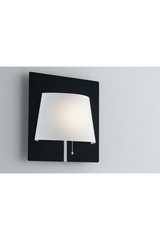 Aplique de parede LED Wharol Preto e branco
