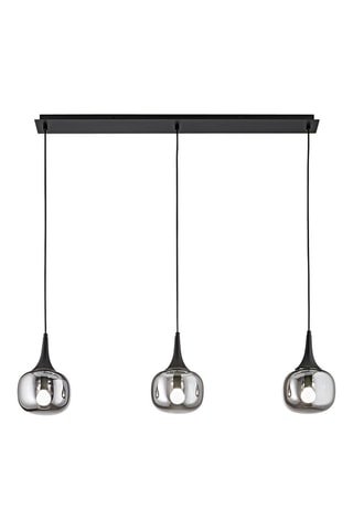 Candeeiro suspenso Jaipur Cinzento e preto