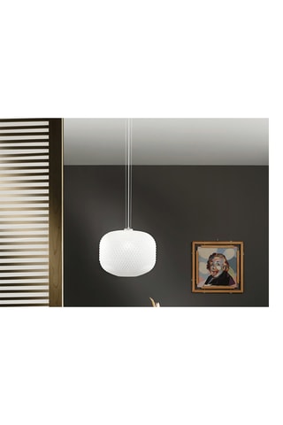 Candeeiro suspenso Ashford Branco