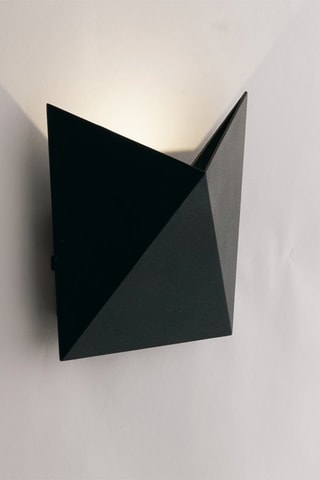 Aplique de parede exterior LED Stealth Preto