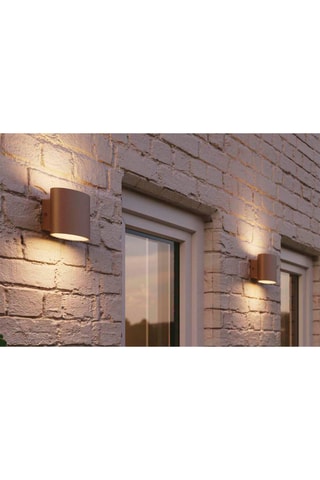 Aplique de parede LED Boxter Bronze