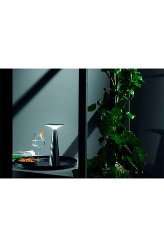 Candeeiro de mesa LED Brio Preto