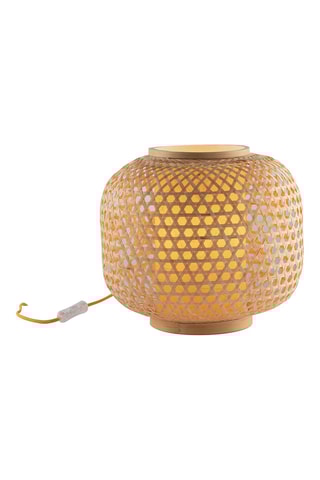 Candeeiro de mesa em bambu Zen Natural