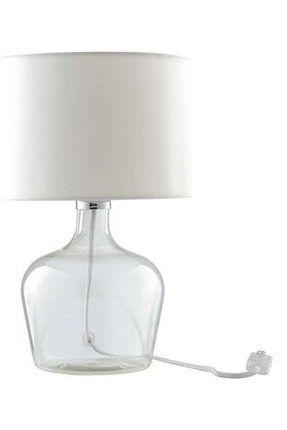 Candeeiro de mesa em vidro soprado Hendrix Branco