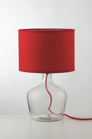 Candeeiro de mesa em vidro soprado Hendrix Vermelho