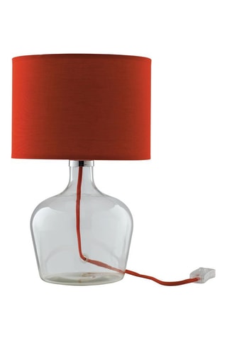 Candeeiro de mesa em vidro soprado Hendrix Vermelho