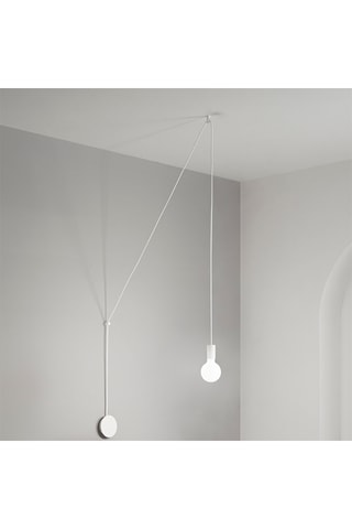 Candeeiro suspenso Habitat - Branco 