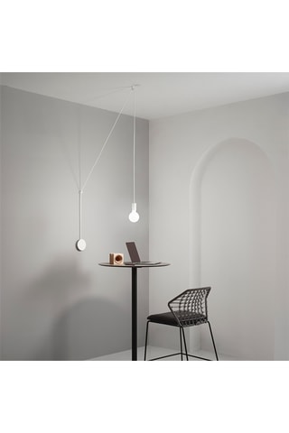 Candeeiro suspenso Habitat - Branco 