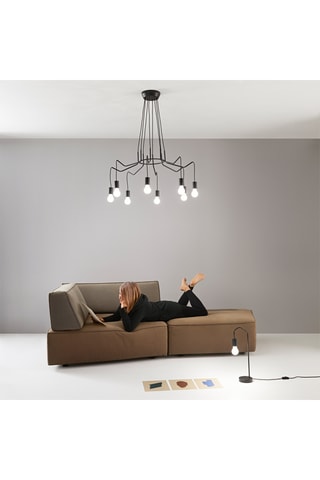 Candeeiro suspenso Habitat - Preto
