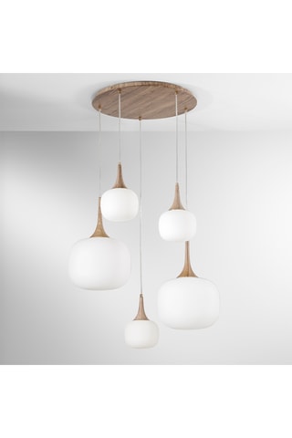 Candeeiro suspenso Jaipur - Branco