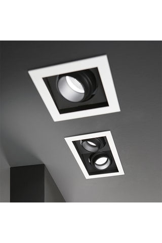 Foco LED Apollo - Preto - 2 x 10 W
