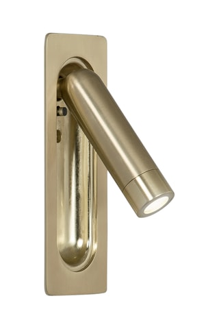 Aplique de parede LED Defoe - Dourado - 3 W
