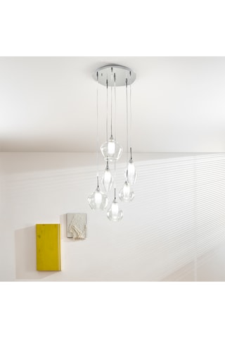 Candeeiro suspenso Skyline - Transparente