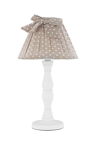 Candeeiro de mesa em madeira Sweet - Branco