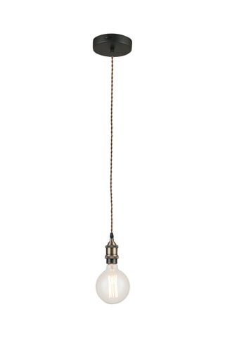 Candeeiro suspenso Vintage - Cromado 