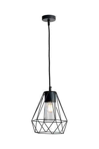 Candeeiro suspenso Mandala - Preto 