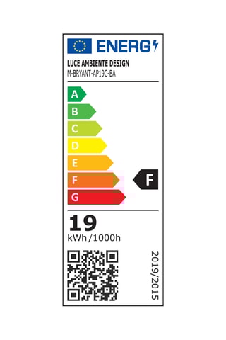 Aplique de parede LED Bryant - Branco - 19 W