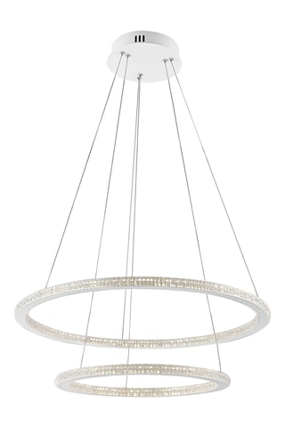 Candeeiro suspenso LED Bryant - Branco - 2 x 50 W