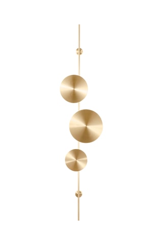 Aplique de parede LED Idol - Dourado - 3 x 33 W