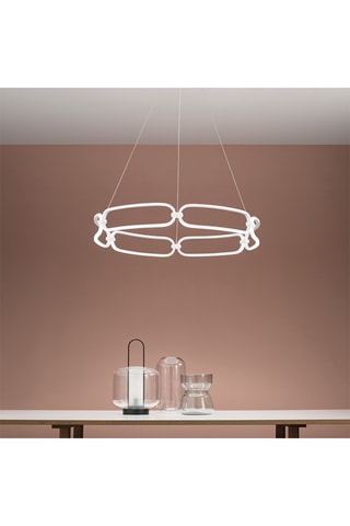 Candeeiro suspenso LED Infinity - Branco - 61,5 W