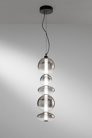Candeeiro suspenso LED Kemet - Preto - 40 W