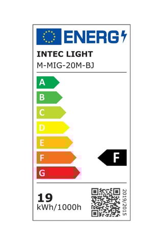 Candeeiro de teto LED Mig - Preto - 20 W
