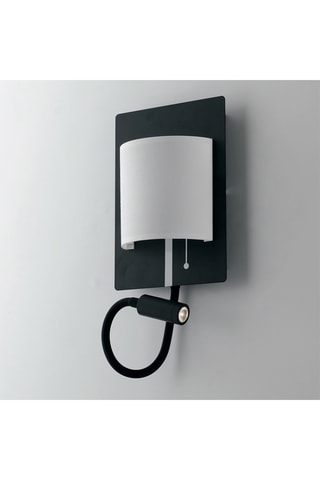Aplique de parede LED Pop - Preto - 6/3 W