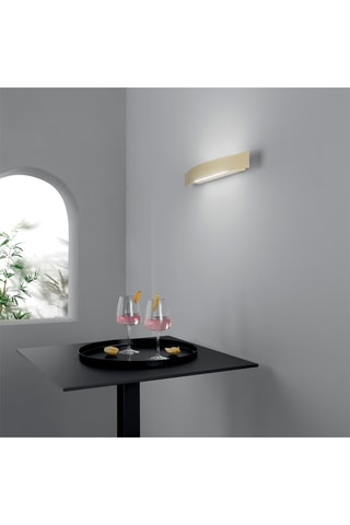Aplique de parede LED Spoiler - Dourado - 13 W