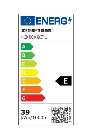 Candeeiro suspenso LED Toorx - Preto - 39 W