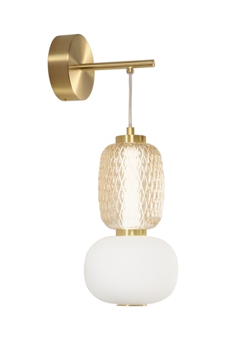 Aplique de parede LED Totem - Dourado - 18 W
