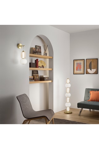 Aplique de parede LED Totem - Dourado - 18 W
