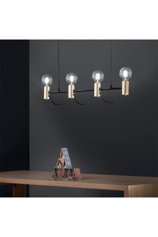 Candeeiro suspenso Axon - Preto 
