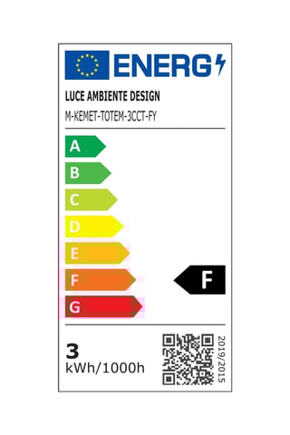 Candeeiro de pé LED Totem - Dourado e branco - 42 W