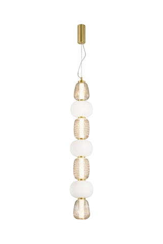 Candeeiro suspenso LED Totem - Dourado - 42 W